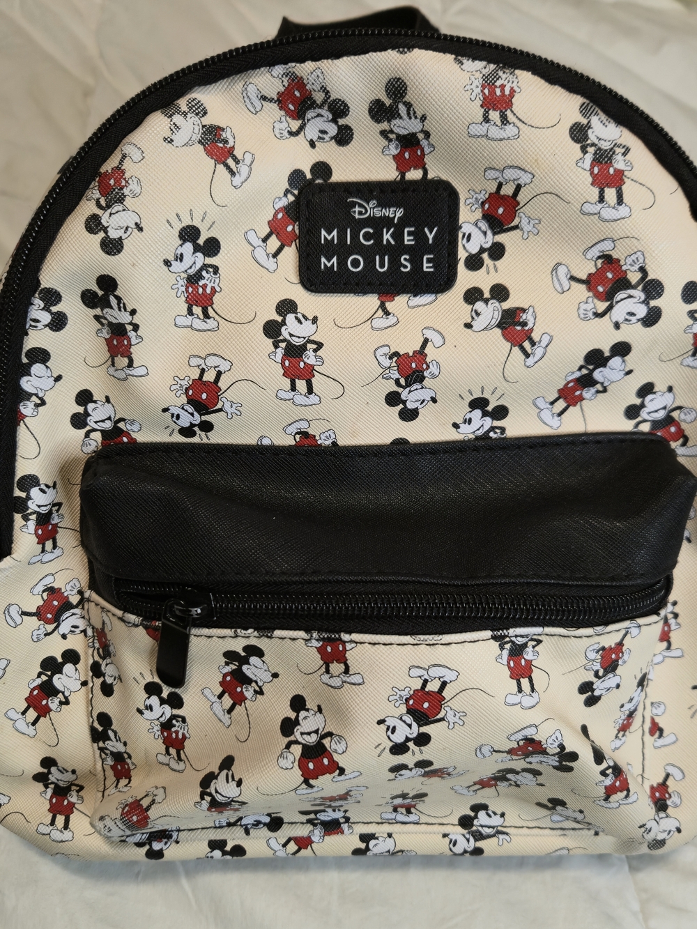 DISNEY - BIOWORLD  Mickey AOP Saffiano   Mini Backpack 0574